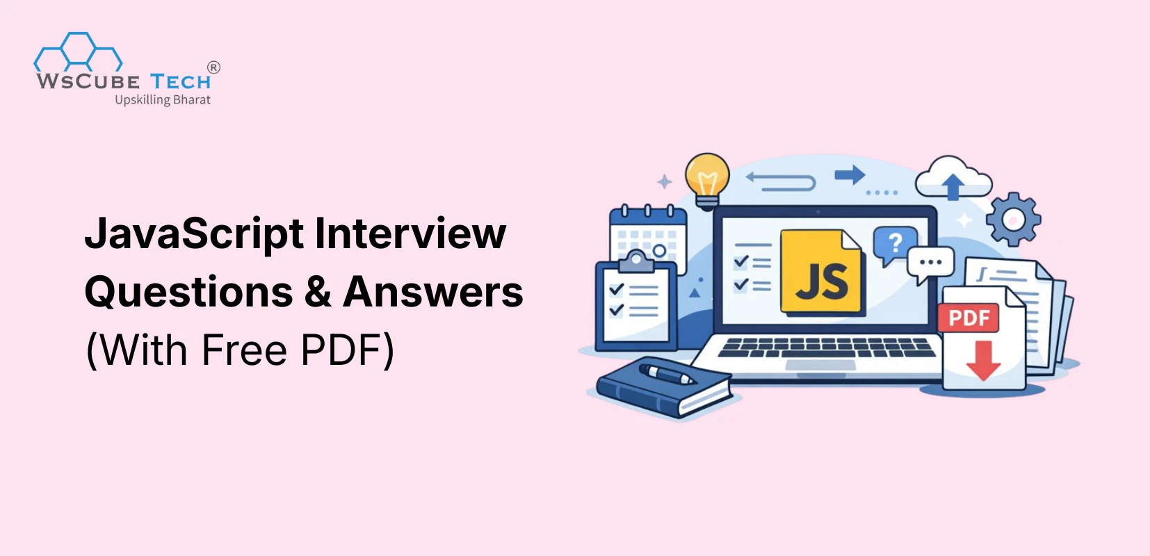 Top 55 JavaScript Interview Questions and Answers for 2026 (With Free PDF)