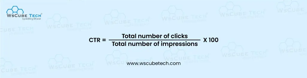 Click Through Rate Formula