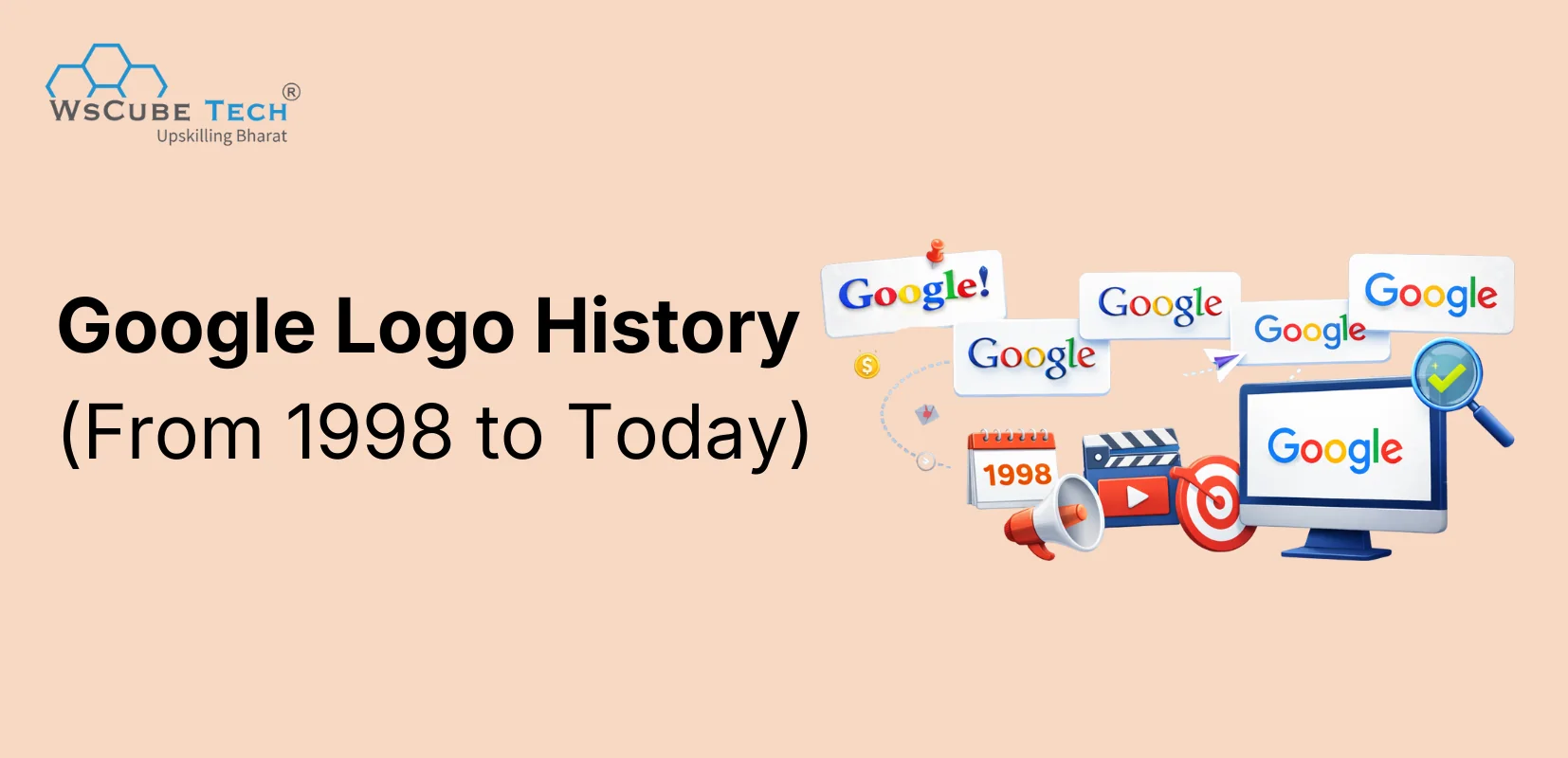 Google Logo History From 1998 to Today (Evolution Images)